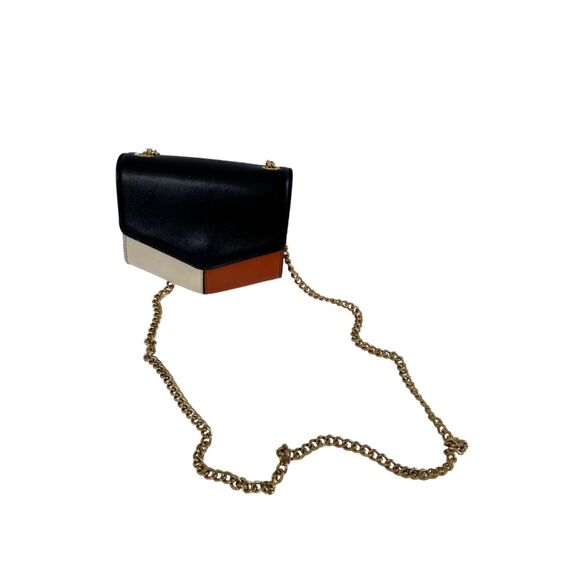 Sandro Women's Leather Black/Multi Mini Chained Crossbody Bag - Picture 2 of 8